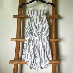 Black & White Romper